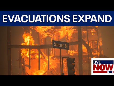 California fires: Palisades evacuations expand after 16 killed | LiveNOW from FOX