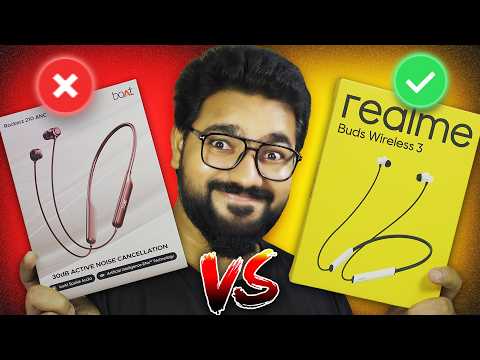 Best Neckband Under ₹1500 Only - realme Buds Wireless 3 vs boAt Rockerz 210 ANC