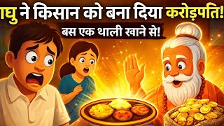 साधु ने किसान को बना दिया करोड़पति — बस एक थाली खाने से! 😱 Moral Story 