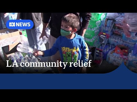 Inside Los Angeles' massive fire relief centre | The World