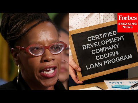 YouTube video thumbnail: 'Making Small Business Work': Lateefah Simon Urges Lower Requirements For CDC Small Business Loans