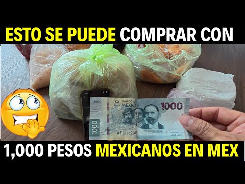 🔥 ¿Qué se puede comprar en México con $1,000 pesos en 2025? 🇲🇽💸