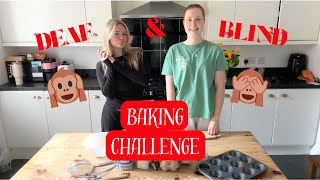 blind & deaf baking challenge (take two because the footage deleted lol)
