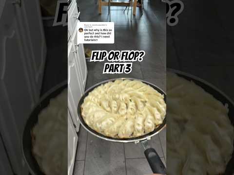 FLIP OR FLOP? WHAT DO YOU THINK? WHOLE PAN OF DUMPLINGS—EASY RECIPE ON DUMPLINGS SKIRTS