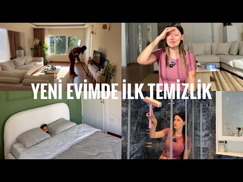 YENİ EVİMİ DİP KÖŞE TEMİZLEYELİM | yeni saçlarım, alışveriş #melylog