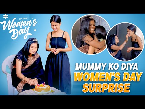 SURPRISING MY MOTHER ON WOMEN’S DAY | SHE GOT EMOTIONAL | AISH TARE