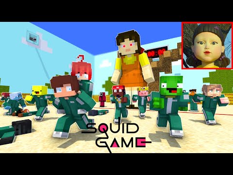 MAIZEN : JJ & MIKEY JOINED SQUID GAME PART 1 - Red Light, Green Light Challenge