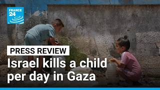 YouTube video thumbnail: Israel Kills one Child per day on Average in Gaza Since the October Ceasefire