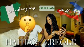 SO I MET SOMEONE NEW….TEACHING MY NIGERIAN 🇳🇬 BALL 🏀 - TIMI DRE HOW TO SPEAK HAITIAN - CREOLE 🇭🇹😭😂
