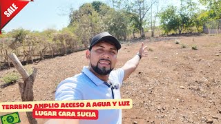 SE VENDE!! TERRENO AMPLIO Y PAREJO, DE 16X34 METROS- EN CARA SUCIA AHUCHAPAN SUR