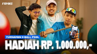 FOURMENS Rp 1.000.000 TURNAMEN 8 BALL POOL!
