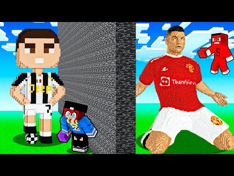 HASANI YAPI KAPIŞMASINDA RONALDO  ile TROLLEDİM !! - Minecraft