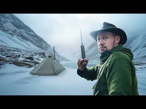 Ich habe das erste Gin-Straußenspiegelei mitten in Norwegens Wildnis zubereitet | ASMR Outdoor Cook