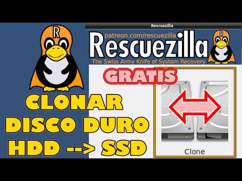 Clonar Disco Duro HDD a SSD más pequeño con Rescuezilla GRATlS |Software Libre