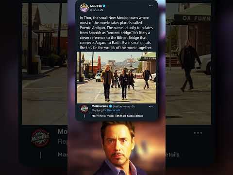 Thor’s Hidden Town Name Meaning 🌈⚡ | #Thor #Marvel #EasterEgg