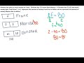 Solving Equations and Word Problems