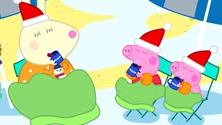 Hot Chocolate on the Beach!  🏖️ Peppa Pig Full Episodes 🎄 Peppa Pig at Christmas