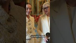 Emilia Clarke, were made Members of the Order of the British Empire by the Prince of Wales.
