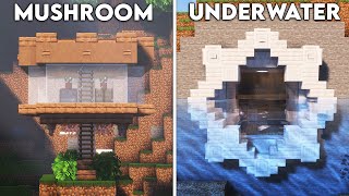 Minecraft: 3 EASY Starter Houses!