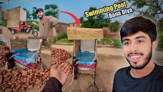 Swimming Pool Bana Diya 🏊‍♂️ New Ghar Mein Swimming Pool Bana Diya 🏊‍♂️ Zohaib Pendu | Zohaib Sabir