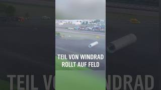 🛣️💥 50 Tonnen Windrad-Bauteil verloren #shorts #niedersachsen #nachrichten #autobahn