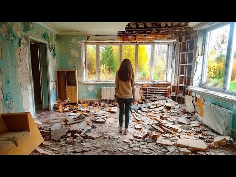 A hard-working couple cleans and repairs their dilapidated house #decoration