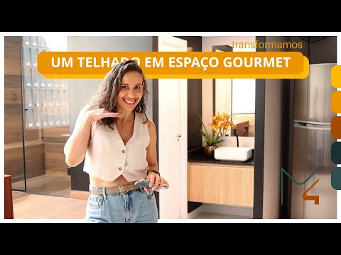 TRANSFORMAMOS UM TELHADO EM ESPAÇO GOURMET