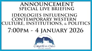 SAVE THE DATE - LIVE - Ideologies Influencing Contemporary Western Culture, Institutions & Politics