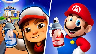 Subway Surfers VS Super Mario Run Game, Subway Surfers New Update Greece, Subway Surfers Gameplay
