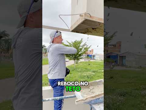 Como fazer reboco em teto. #pedreiro #dicas #obra #construção #reboco #pedreiros #dica #obras