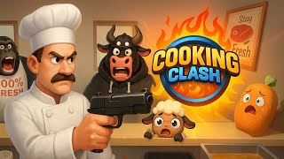 ¡CAOS TOTAL en la Cocina VR! 🍔🔥 (Cooking Clash se volvió una LOCURA)