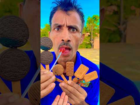 yummy๐๐ฌ๐คฃParle G biscuit๐ชaur Barone chocolate ๐ซ#patanjli#creambiscuit#50=50#shortviral#shortfeed