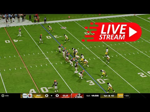 Steelers vs. Browns Week 12 LIVE STREAM | Madden 25 Gameplay PS5 🏈🔥