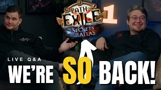 PATH of EXILE 1: SECRETS of the ATLAS Developer Q&A - After a Year of Waiting, is PoE 1 Back?