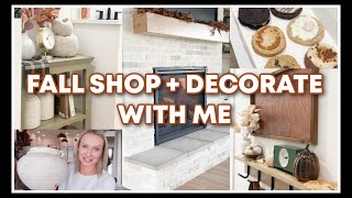 FALL SHOP + DECORATE WITH ME 2025 | FALL BATHROOM DECOR IDEAS