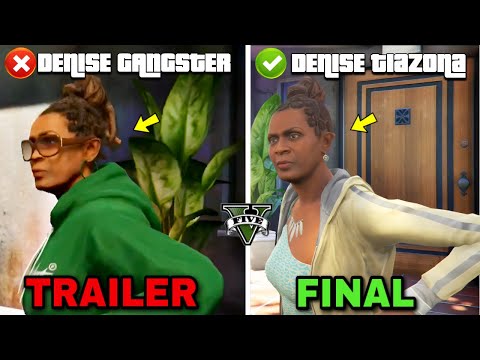 Os Trailer's dos GTA 5 ENGANARAM A TODOS NÓS - 30 Diferenças do Trailer x Lançamento!