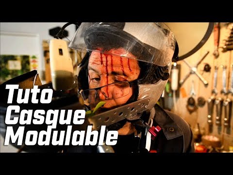 TUTO ► FABRIQUE TON CASQUE MOTO MODULABLE