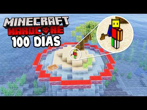 Sobreviví 100 Días en un CÍRCULO en Minecraft Hardcore