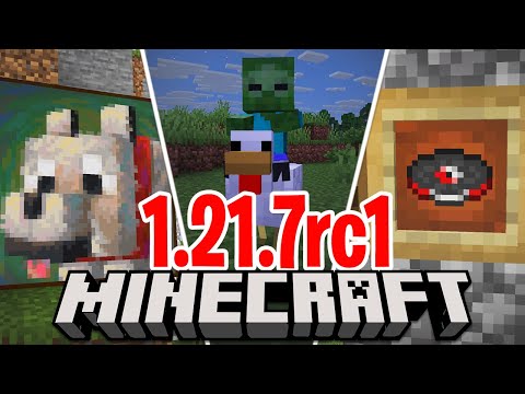 NUOVO DISCO e NUOVO QUADRO - Minecraft ITA 1.21.7 Snapshot Release Candidate 1