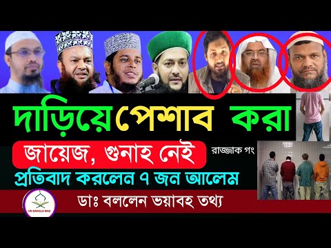 ‎দাড়িয়ে প্রসাব করার হাদিস, ahmadullah, দাঁড়িয়ে প্রস্রাব করা যাবে কিনা। Hn Bangla waz,  waz