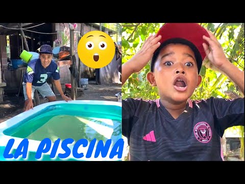 LA PISCINA Y ESTA SORPRESA NO LA ESPERABA ALEX😱😱