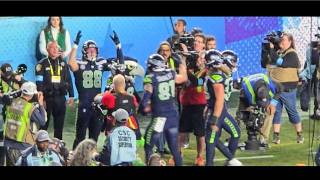 Seahawks AJ Barner SB 60 TD Reception