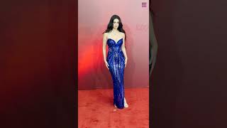 Disha Patani Flaunts Curves In A Sheer Blue Gown At Fashion Show #dishapatani #shorts #trending