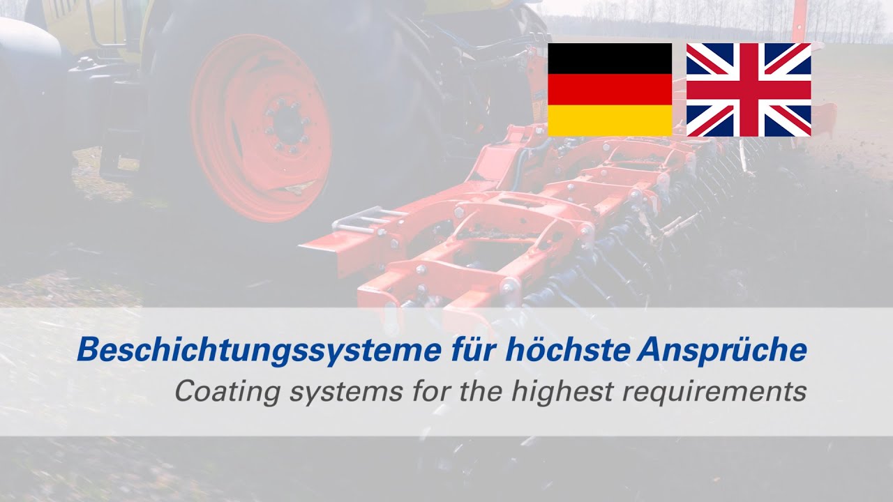 Mipa 1K und 2K Pro Mix Industry für Traktorfelgen / Mipa 1K and 2K Pro Mix Industry for tractor rims