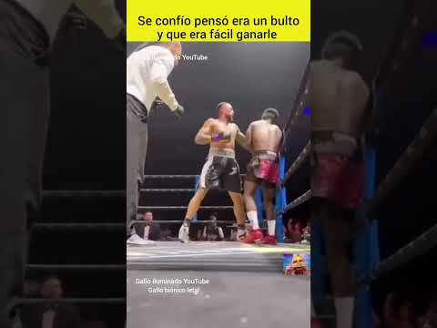 Una estrategia maestra lo llevó a la victoria #boxing
