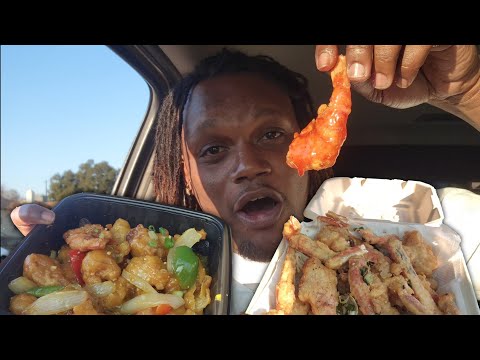 Asian seafood Mukbang | Shelled Crabs and Jumbo Shrimp