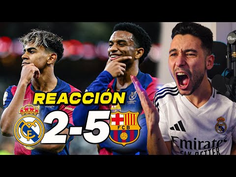 REACCIONES DE UN HINCHA al Real Madrid vs Barcelona 2-5 *QUE VERGÜENZA* | ByDiegoX10