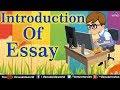 Exploring the Components of an Essay