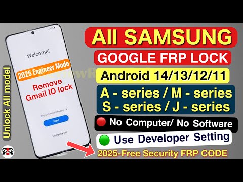 New Method - All Samsung FRP Bypass 2025 Android 11-12-13-14✔️No Code *#0*# - No Need TalkBack