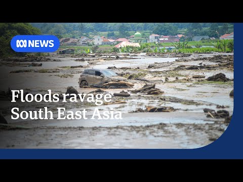 YouTube video thumbnail: Monsoons Slam Indonesia as Floods Kill Dozens in Thailand, Vietnam